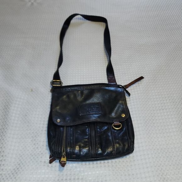 FOSSIL EUC MEDIUM LEATHER CROSSBODY BAG - Picture 1 of 8
